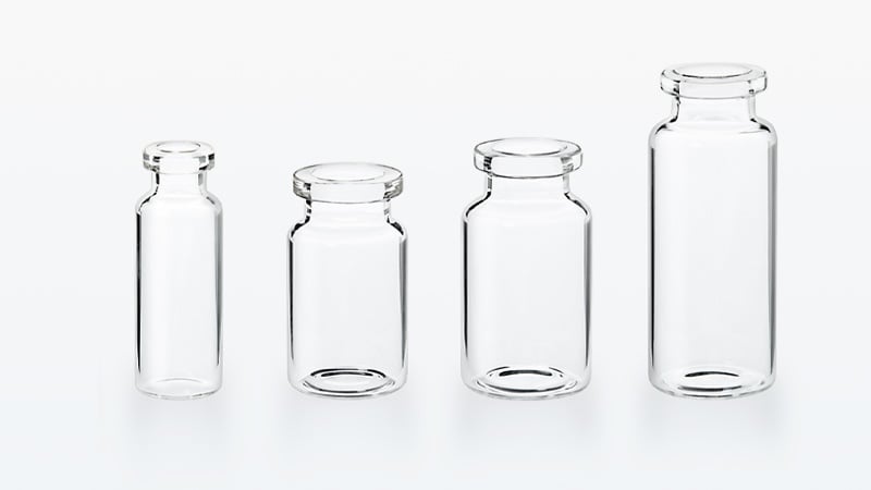 LDP vials clear glass